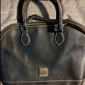 Dooney and Bourke Saffiano Leather Zip Zip Satchel